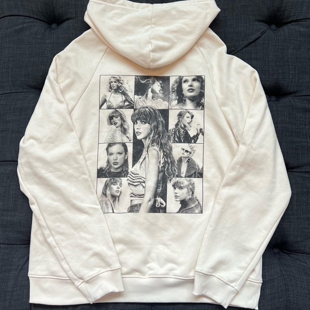 Taylor Swift Eras Tour Cream Hoodie